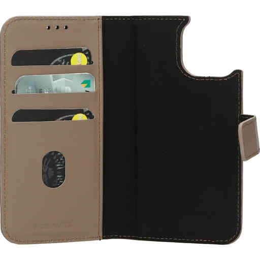 Mobiparts Leather 2 in 1 Wallet Case Apple iPhone 15/14 Taupe