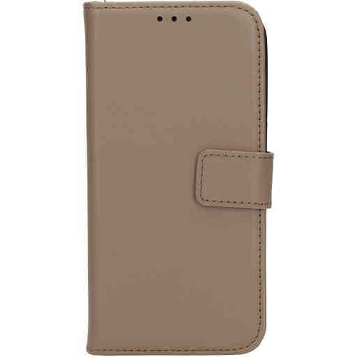 Mobiparts Leather 2 in 1 Wallet Case Apple iPhone 15 Pro Taupe