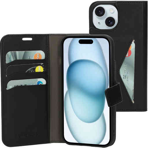 Mobiparts Classic Wallet Case Apple iPhone 15/14/13 Black