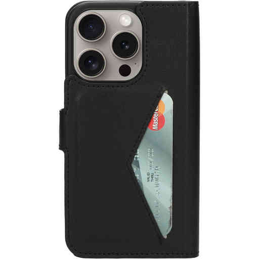 Mobiparts Classic Wallet Case Apple iPhone 15 Pro Black