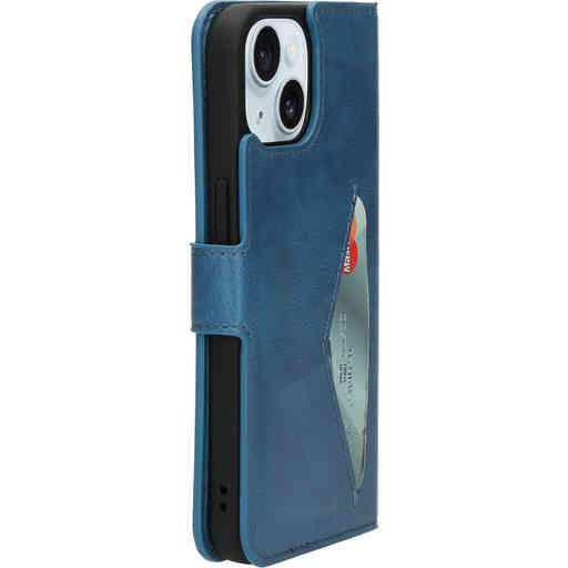 Mobiparts Classic Wallet Case Apple iPhone 15/14 Steel Blue