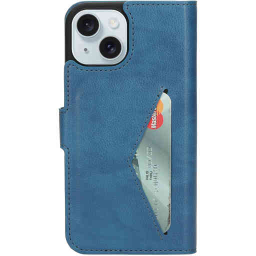 Mobiparts Classic Wallet Case Apple iPhone 15/14 Steel Blue