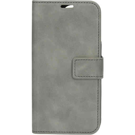 Mobiparts Classic Wallet Case Apple iPhone 15 Pro Granite Grey