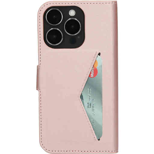 Mobiparts Classic Wallet Case Apple iPhone 15 Pro Pink