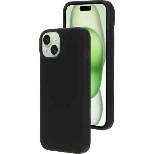 Mobiparts Silicone  Cover Apple iPhone 15 Plus Black (Magsafe Compatible)