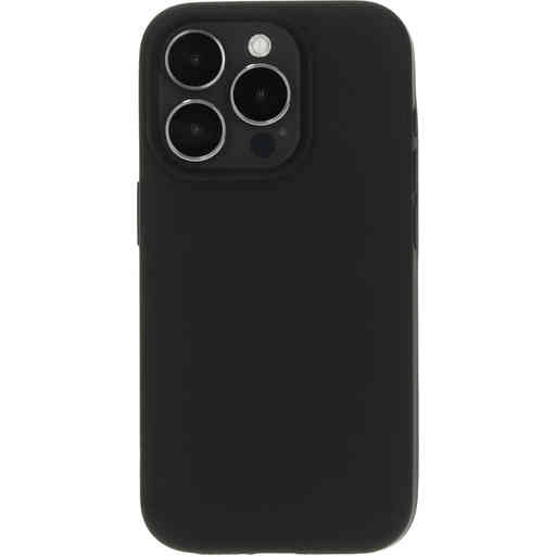 Mobiparts Silicone  Cover Apple iPhone 15 Pro Black (Magsafe Compatible)