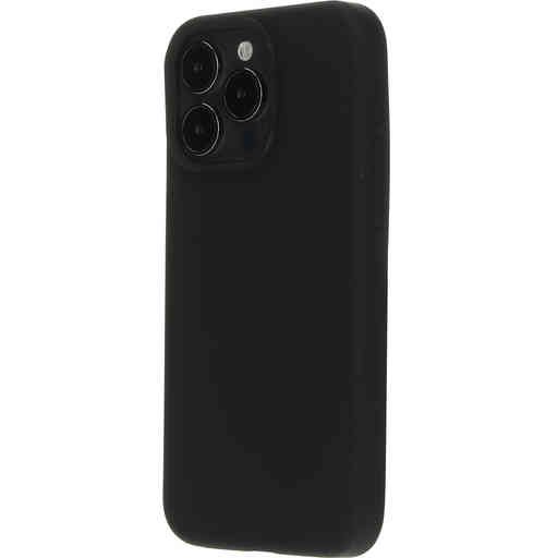 Mobiparts Silicone  Cover Apple iPhone 15 Pro Max Black (Magsafe Compatible)