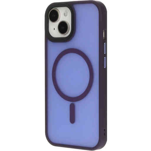 Mobiparts Hardcover Apple iPhone 15 Satin Purple (Magsafe Compatible)