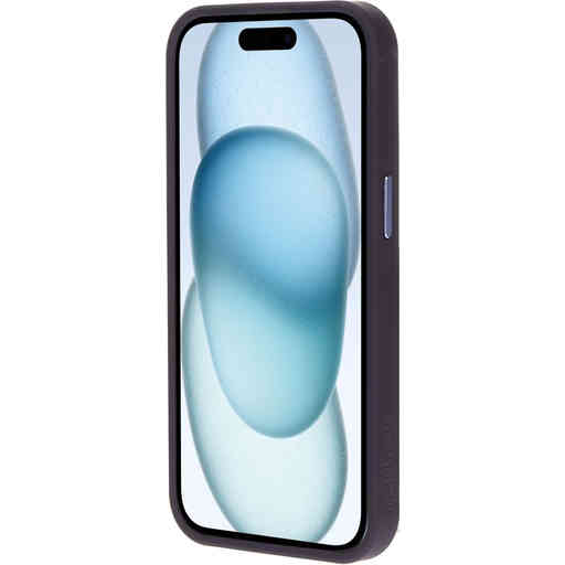 Mobiparts Hardcover Apple iPhone 15 Satin Purple (Magsafe Compatible)