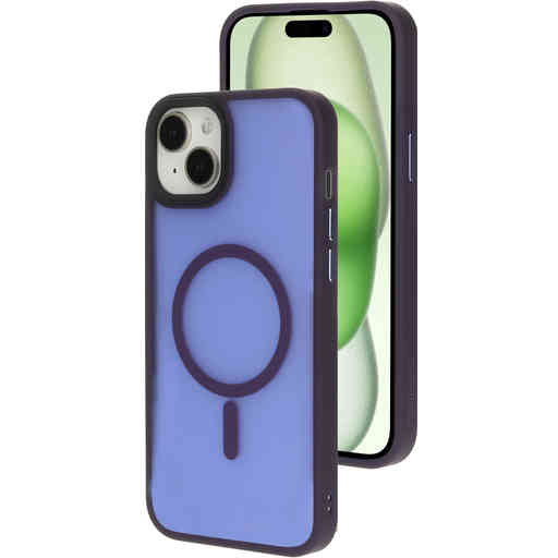 Mobiparts Hardcover Apple iPhone 15 Plus Satin Purple (Magsafe Compatible)