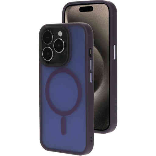 Mobiparts Hardcover Apple iPhone 15 Pro Satin Purple (Magsafe Compatible)
