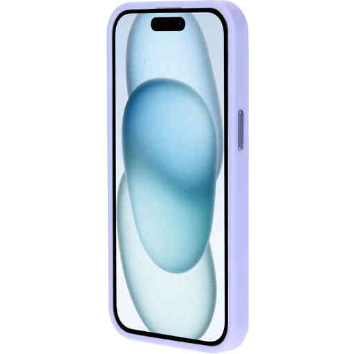 Mobiparts Hardcover Apple iPhone 15 Satin Lila (Magsafe Compatible)