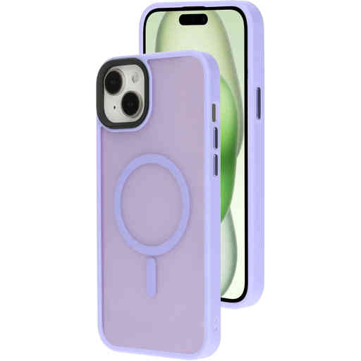 Mobiparts Hardcover Apple iPhone 15 Plus Satin Lila (Magsafe Compatible)