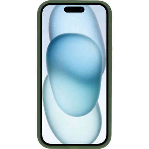 Mobiparts Hardcover Apple iPhone 15 Satin Green (Magsafe Compatible)