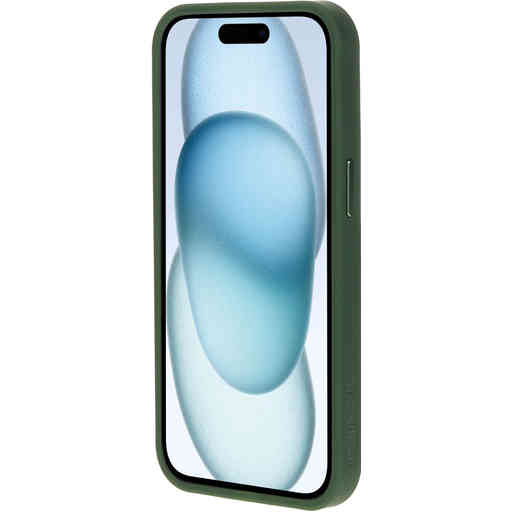 Mobiparts Hardcover Apple iPhone 15 Satin Green (Magsafe Compatible)