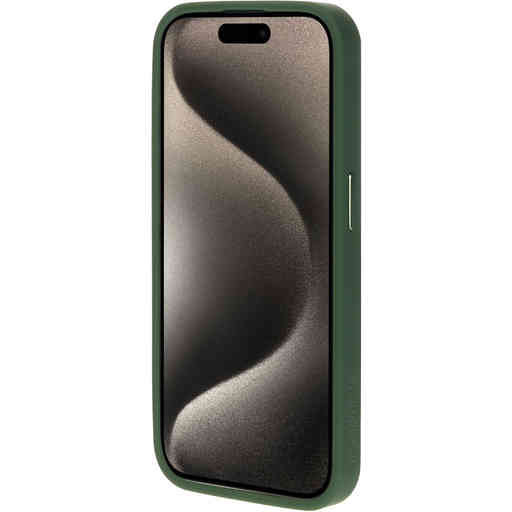 Mobiparts Hardcover Apple iPhone 15 Pro Satin Green (Magsafe Compatible)