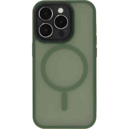 Mobiparts Hardcover Apple iPhone 15 Pro Satin Green (Magsafe Compatible)