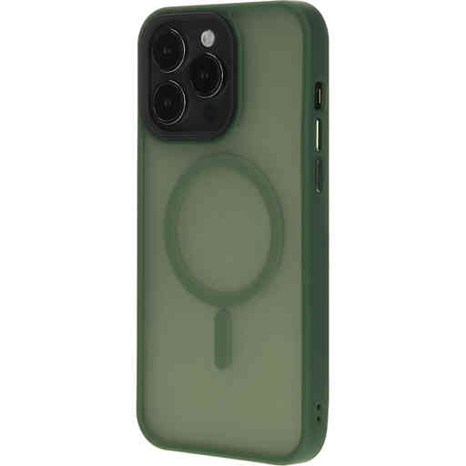 Mobiparts Hardcover Apple iPhone 15 Pro Max Satin Green (Magsafe Compatible)