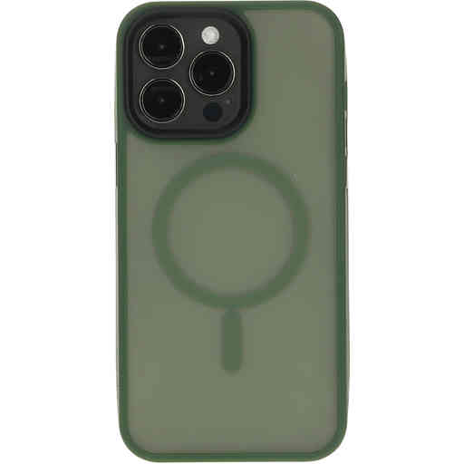 Mobiparts Hardcover Apple iPhone 15 Pro Max Satin Green (Magsafe Compatible)