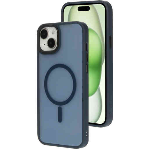 Mobiparts Hardcover Apple iPhone 15 Plus Satin Blue (Magsafe Compatible)