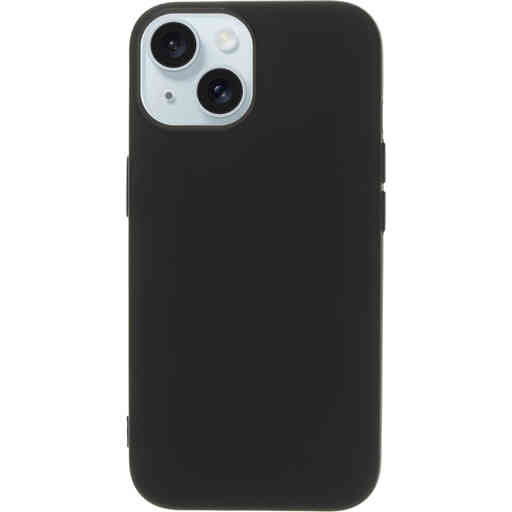 Mobiparts Silicone Cover Apple iPhone 15 Black
