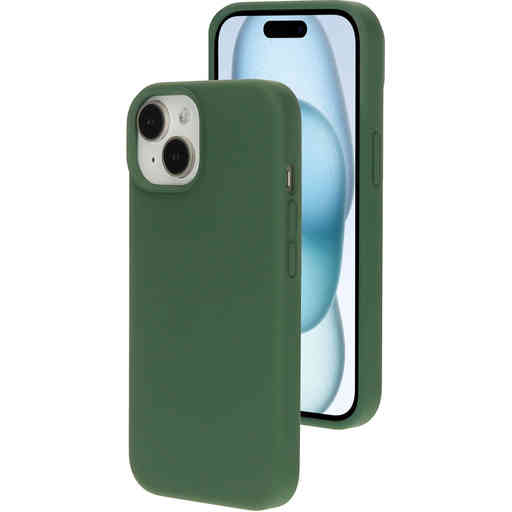 Mobiparts Silicone Cover Apple iPhone 15/14 Forest Green