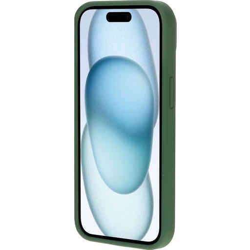 Mobiparts Silicone Cover Apple iPhone 15/14 Forest Green