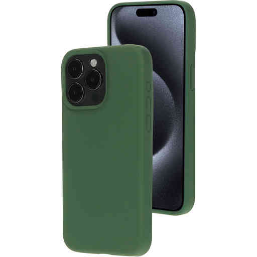 Mobiparts Silicone Cover Apple iPhone 15 Pro Max Forest Green