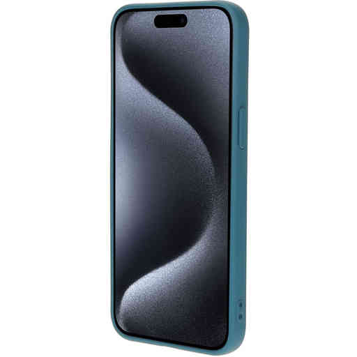 Mobiparts Silicone Cover Apple iPhone 15 Pro Max Blueberry Blue