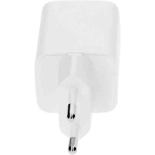 Mobiparts GaN Wall Charger Dual USB-C 35W White (with PD)