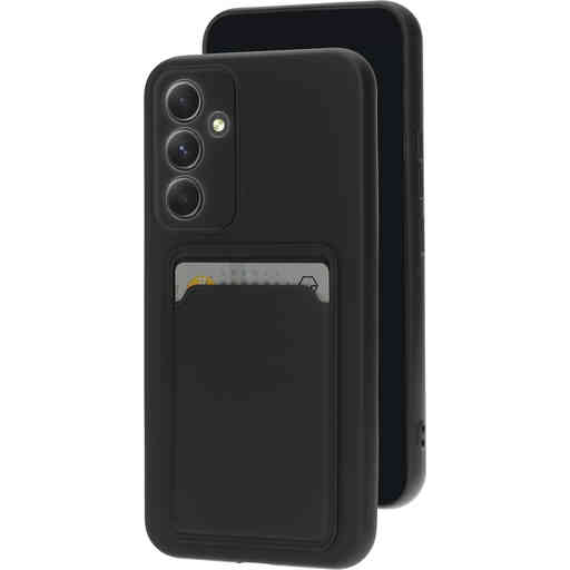Mobiparts Classic TPU Case with Cardholder Samsung Galaxy A54 4G/5G Matt Black