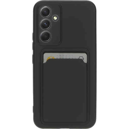 Mobiparts Classic TPU Case with Cardholder Samsung Galaxy A54 4G/5G Matt Black