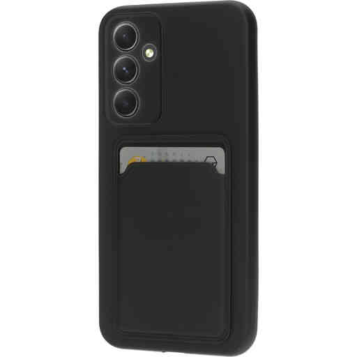 Mobiparts Classic TPU Case with Cardholder Samsung Galaxy A54 4G/5G Matt Black