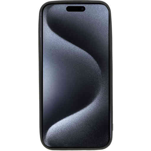 Mobiparts Classic TPU Case with Cardholder Apple iPhone 15 Pro Max Matt Black