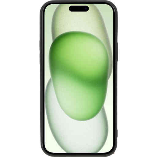 Mobiparts Classic TPU Case with Cardholder Apple iPhone 15 Plus Matt Black