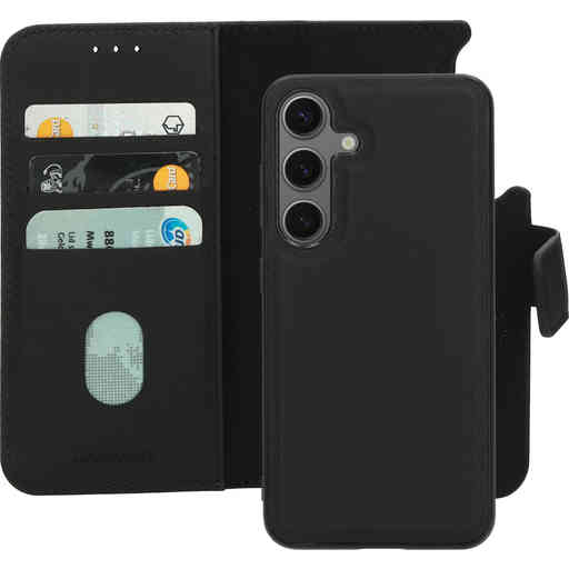 Mobiparts Leather 2 in 1 Wallet Case Samsung Galaxy S24 Black