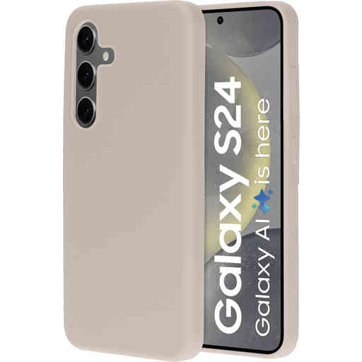 Mobiparts Silicone Cover Samsung Galaxy S24 Soft Salmon