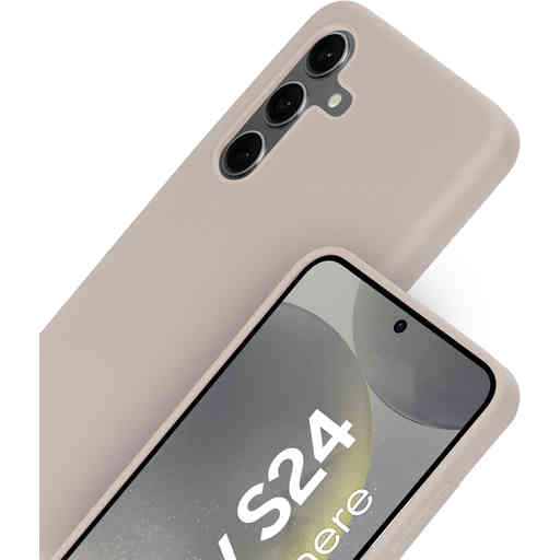 Mobiparts Silicone Cover Samsung Galaxy S24 Soft Salmon