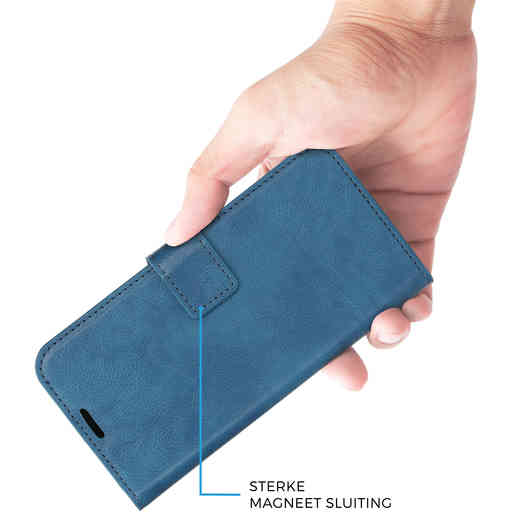 Mobiparts Classic Wallet Case Samsung Galaxy S23 FE Steel Blue