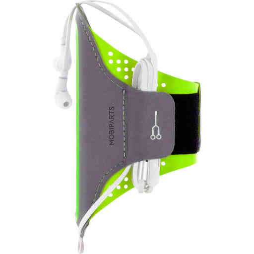 Mobiparts Comfort Fit Sport Armband Samsung Galaxy S24 Neon Green