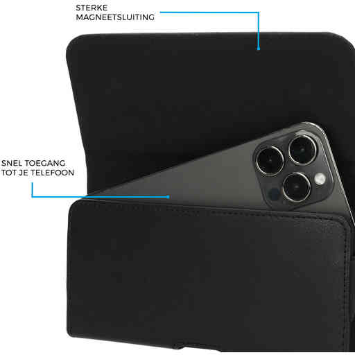 Mobiparts Classic Belt Case Size XL Black