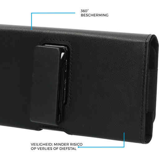 Mobiparts Classic Belt Case Size L Black