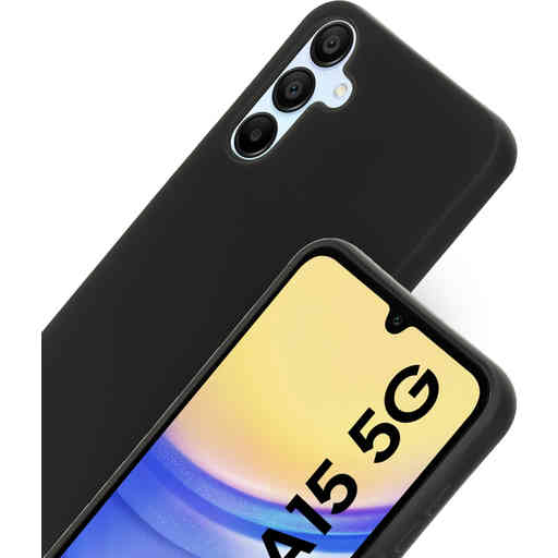 Mobiparts Silicone Cover Samsung Galaxy A15 Black