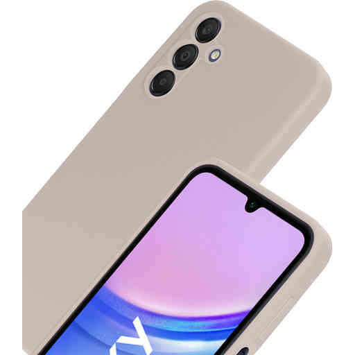 Mobiparts Silicone Cover Samsung Galaxy A15 Soft Salmon