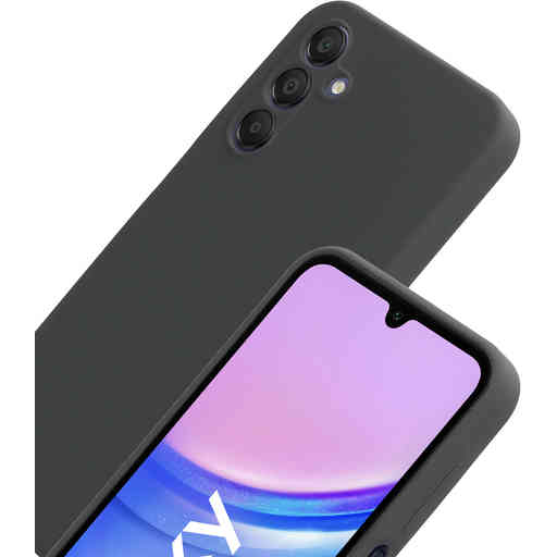 Mobiparts Silicone Cover Samsung Galaxy A15 Urban Grey