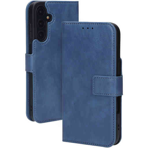 Mobiparts Classic Wallet Case Samsung Galaxy A25 Steel Blue
