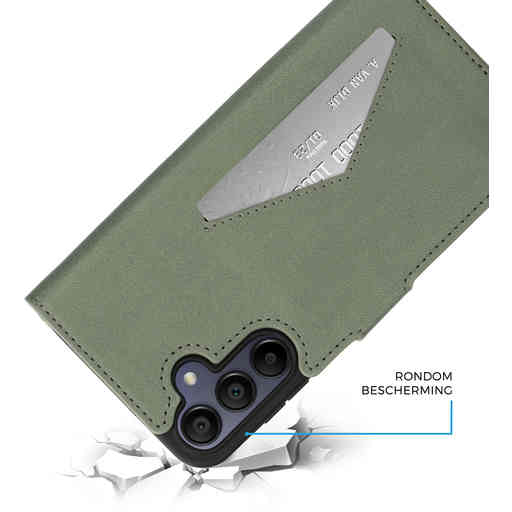 Mobiparts Classic Wallet Case Samsung Galaxy A15 Stone Green