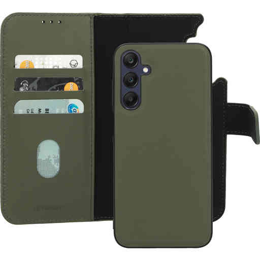 Mobiparts Leather 2 in 1 Wallet Case Samsung Galaxy A25 Green