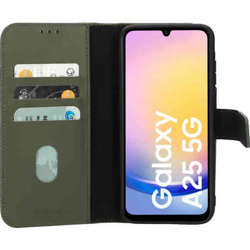 Mobiparts Leather 2 in 1 Wallet Case Samsung Galaxy A25 Green