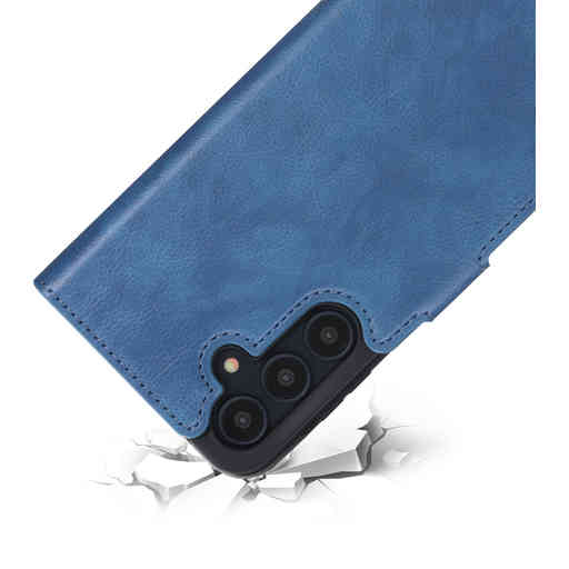 Mobiparts Classic Wallet Case Samsung Galaxy A55 5G (2024) Steel Blue